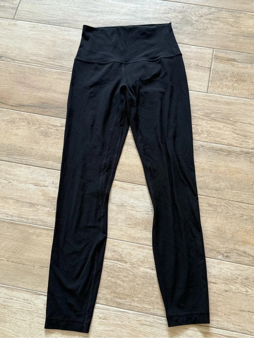 lululemon athletica Black High-Rise Ribbed Leggings